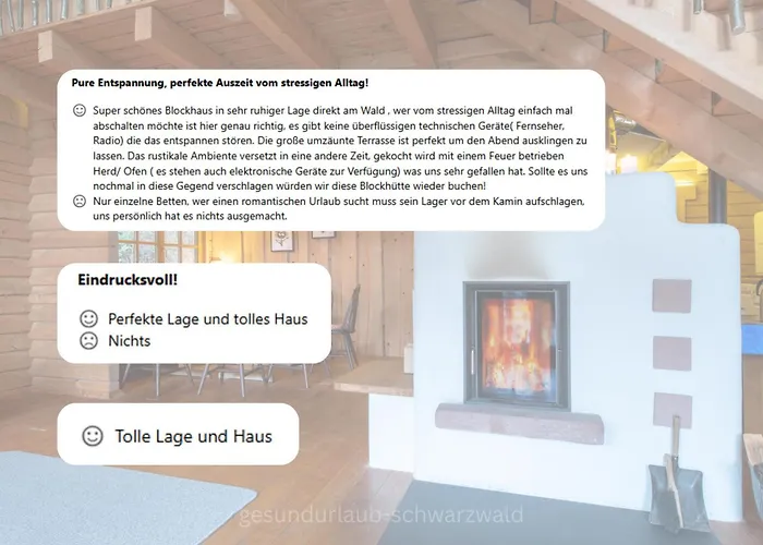 Schwarzwald Blockhaus - Sauna - Kamin - Mit Bettwaesche Und Handtuecher