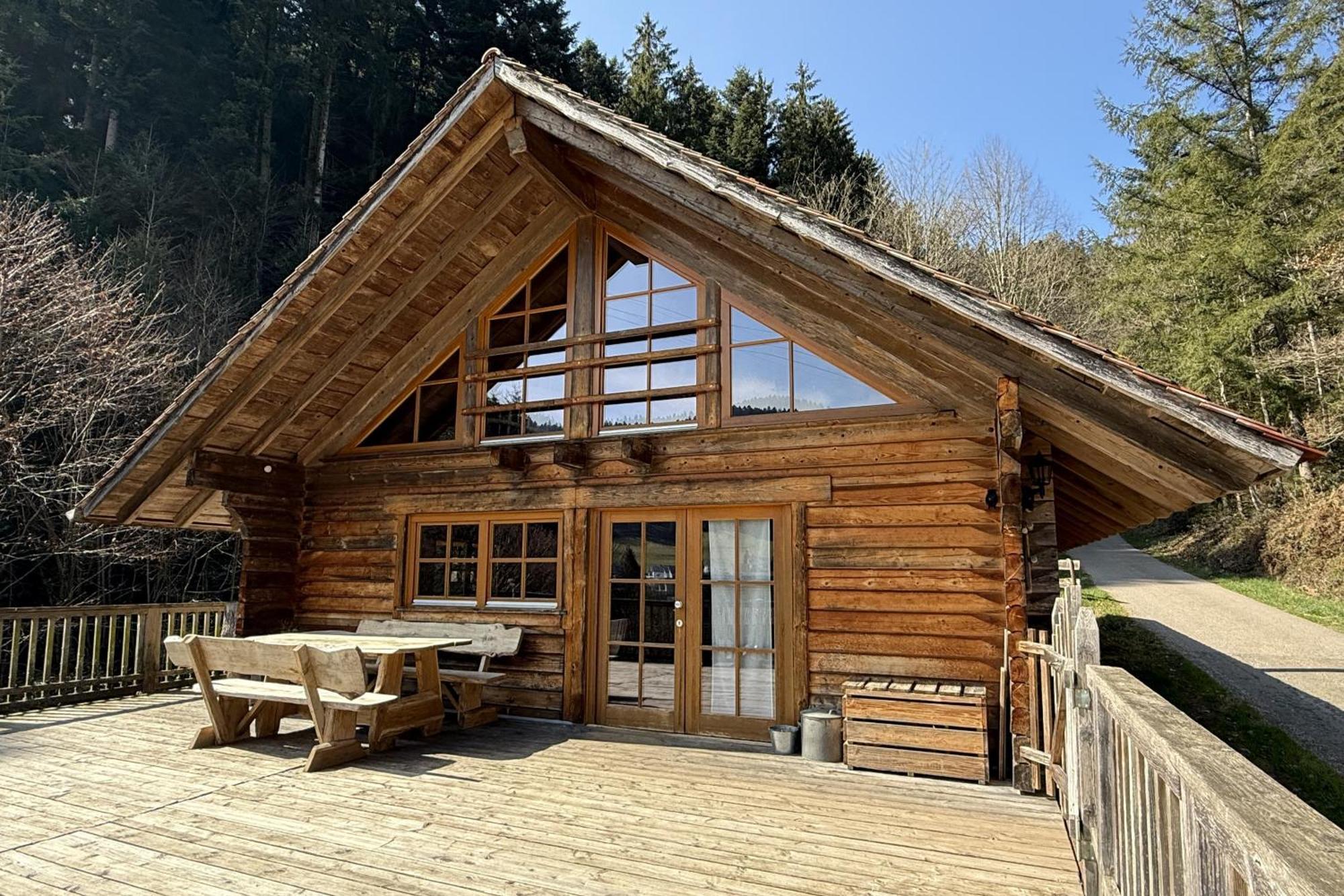 Holiday home Schwarzwald Blockhaus - Sauna - Kamin - Mit Bettwaesche Und Handtuecher Schenkenzell