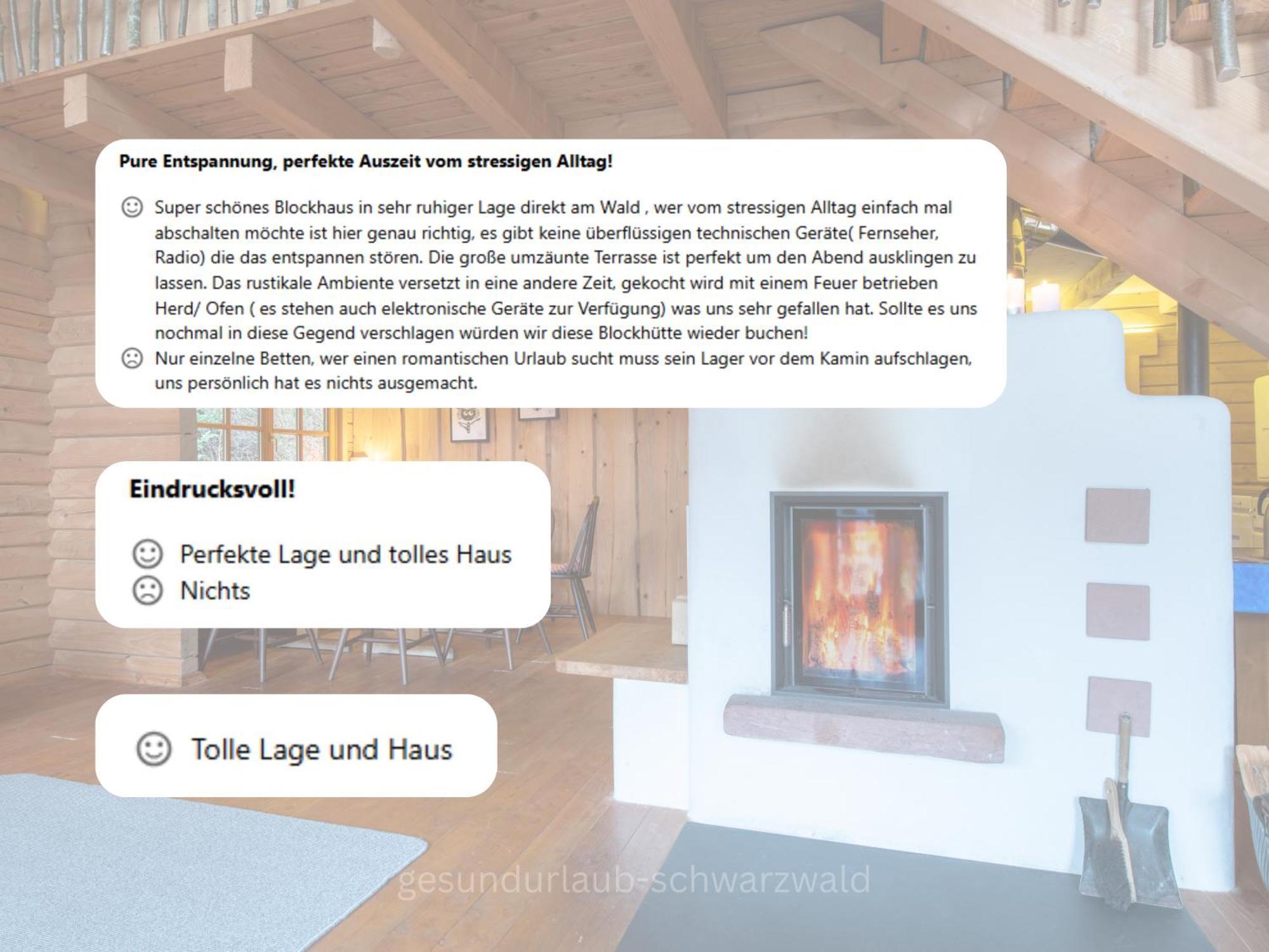 Schwarzwald Blockhaus - Sauna - Kamin - Mit Bettwaesche Und Handtuecher